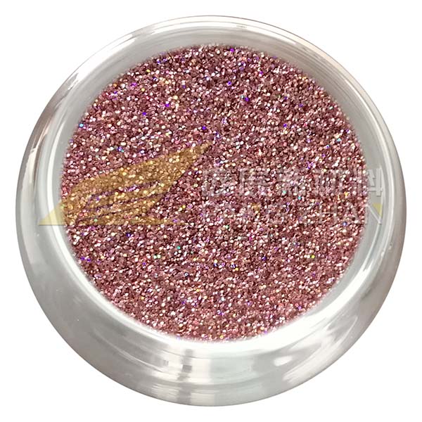 Silver holographic glitterHexagon High Brightness Holographic pink glitter for DIY