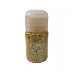 Amazing glitter shaker jar with 15g metallic glitter powder