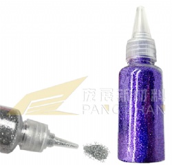 New Arrival 30g Glitter shaker with sharp screw lid for Children sand painting